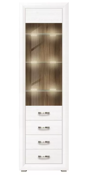 Шкаф с витриной Мальта REG1W3S с подсветкой в Великом Новгороде - фото Шкаф с витриной Мальта REG1W3S с подсветкой в Великом Новгороде - картинка