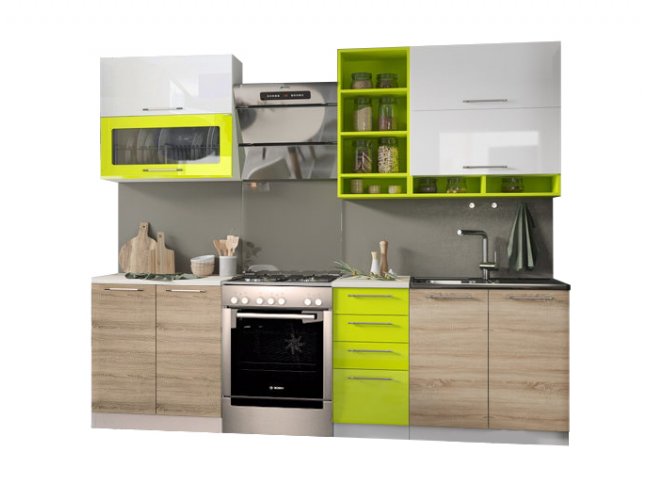 Кухня "София МИКС" 2,0м в Великом Новгороде - фото Кухня "София МИКС" 2,0м в Великом Новгороде - картинка