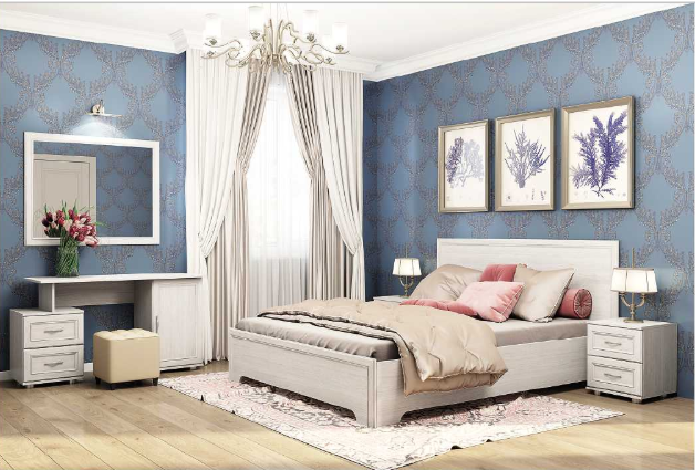 Модульная спальня "Классика" в Великом Новгороде - фото Модульная спальня "Классика" в Великом Новгороде - картинка