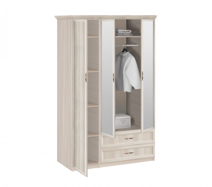 Шкаф 3-х дверный с зеркалом 7.016Z "Классика" в Великом Новгороде - фото Шкаф 3-х дверный с зеркалом 7.016Z "Классика" в Великом Новгороде - картинка