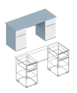 Стол письменный 2-х тумбовый «Бриз» в Великом Новгороде - картинка