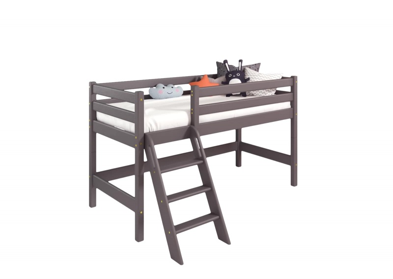 Кровать низкая "Соня" с наклонной лестницей в Великом Новгороде - фото Кровать низкая "Соня" с наклонной лестницей в Великом Новгороде - картинка