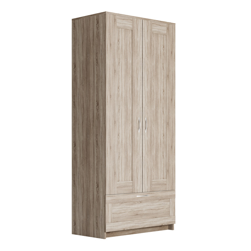Шкаф для одежды 2 двери и 1 ящик  СИРИУС  в Великом Новгороде - картинка