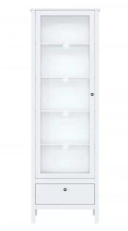 Шкаф-витрина Ева (Хельга) REG1W1S/65 с подсветкой в Великом Новгороде - картинка