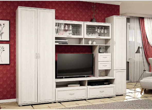 Модульная гостиная "Классика" в Великом Новгороде - фото Модульная гостиная "Классика" в Великом Новгороде - картинка