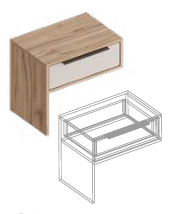 Тумба прикроватная МС «Сицилия» в Великом Новгороде - картинка