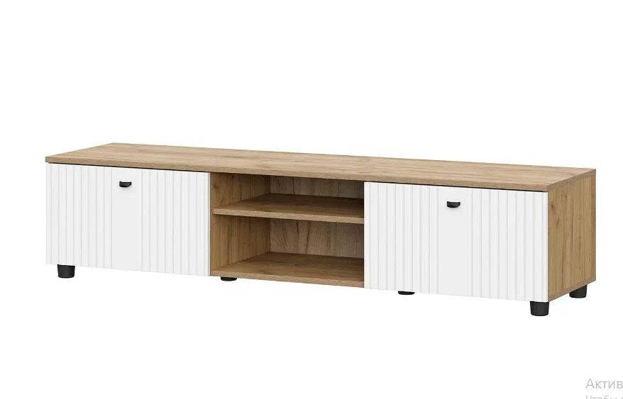 ТВ-тумба "Милан" со створками и нишей в Великом Новгороде - фото ТВ-тумба "Милан" со створками и нишей в Великом Новгороде - картинка