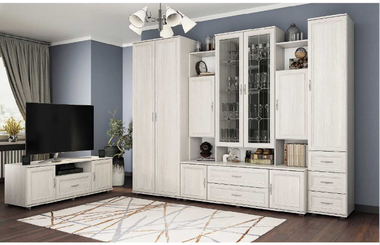 Модульная гостиная "Классика" в Великом Новгороде - фото Модульная гостиная "Классика" в Великом Новгороде - картинка