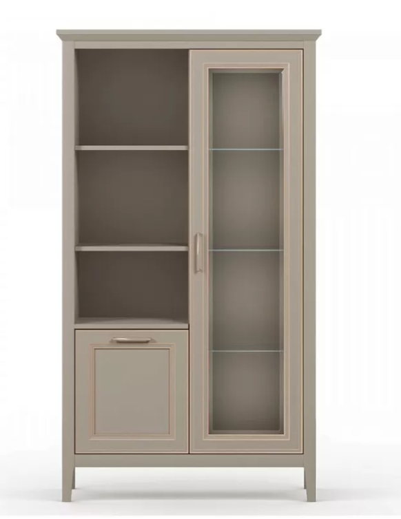 Шкаф-витрина Классик REG1W1D в Великом Новгороде - фото Шкаф-витрина Классик REG1W1D в Великом Новгороде - картинка