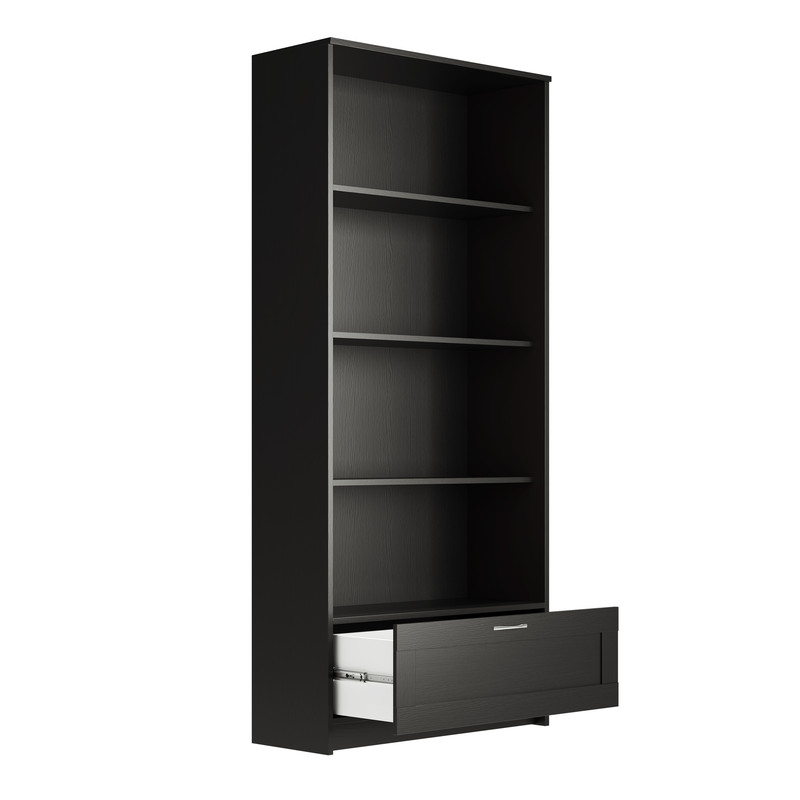 Стеллаж 1 ящик и 4 полки 78х190 СИРИУС в Великом Новгороде - картинка