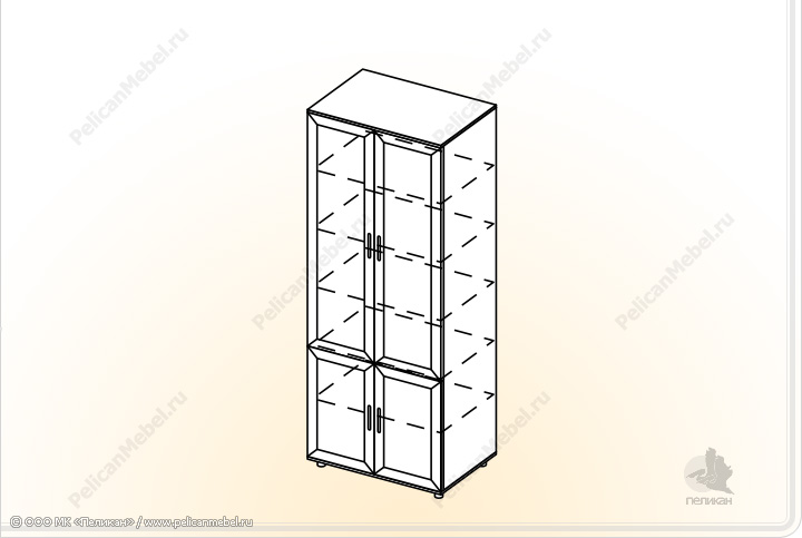 Шкаф двухстворчатый "Классика" ШК в Великом Новгороде - картинка