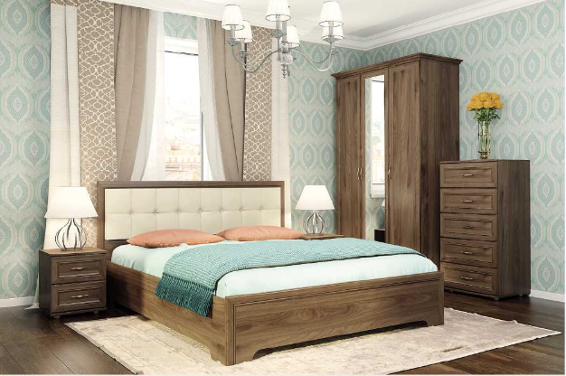 Модульная спальня "Классика" в Великом Новгороде - фото Модульная спальня "Классика" в Великом Новгороде - картинка