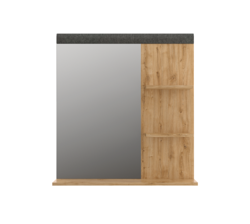 Полка настенная с зеркалом Грейс LUS 80 в Великом Новгороде - картинка