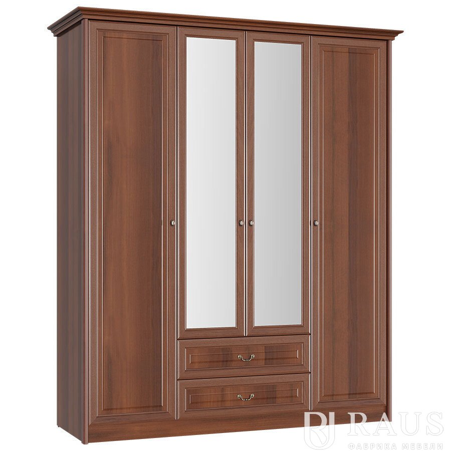 Шкаф 4-х створчатый Янна в Великом Новгороде - фото Шкаф 4-х створчатый Янна в Великом Новгороде - картинка