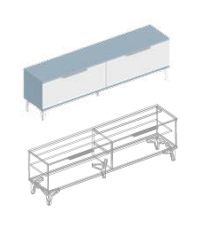 Тумба ТВ МС«Бриз» в Великом Новгороде - картинка