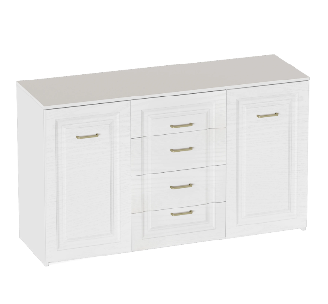 Комод 4 ящ 2 дв "Манхэттен" спальня в Великом Новгороде - картинка