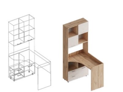 Уголок письменный «Умка» (Левое) в Великом Новгороде - фото Уголок письменный «Умка» (Левое) в Великом Новгороде - картинка