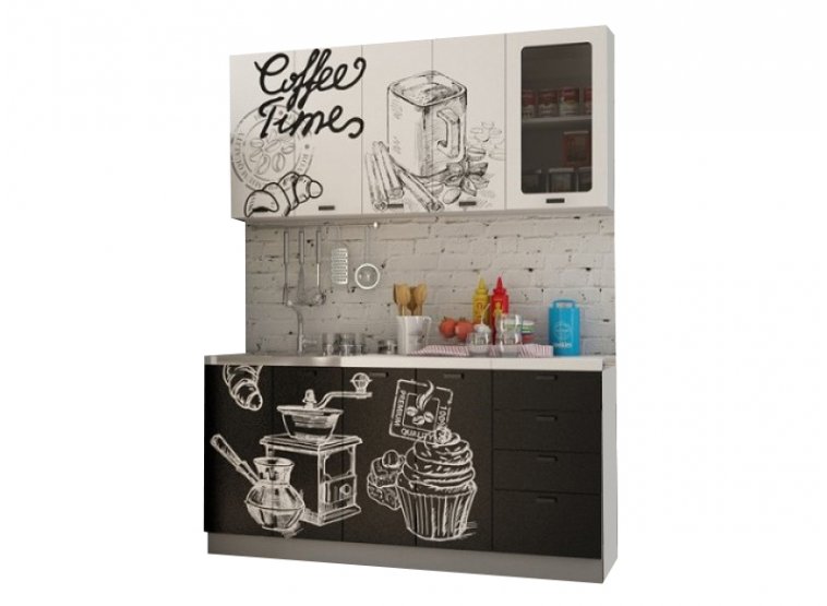 Кухня с фотопечатью "София" 1,6м в Великом Новгороде - фото Кухня с фотопечатью "София" 1,6м в Великом Новгороде - картинка