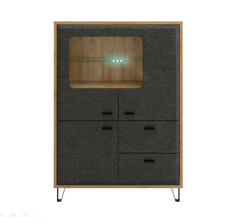 Тумба Грейс KOM2W1D2S с подсветкой в Великом Новгороде - картинка