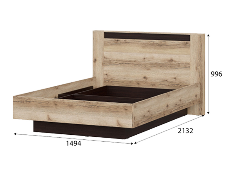 Кровать №3 "Страйп" (Серия 2) в Великом Новгороде - фото Кровать №3 "Страйп" (Серия 2) в Великом Новгороде - картинка