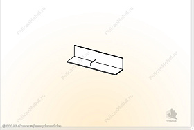 Полка навесная "Классика" ПН-1 в Великом Новгороде - картинка