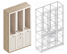 Сервант «Филадельфия» ГФ-03 в Великом Новгороде - картинка