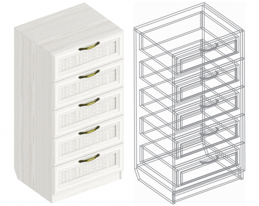 Комод «Александрия» СА-03 с 5 ящиками в Великом Новгороде - картинка