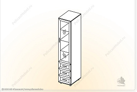 Пенал со стеклом "Классика" ПЯ-С в Великом Новгороде - фото Пенал со стеклом "Классика" ПЯ-С в Великом Новгороде - картинка