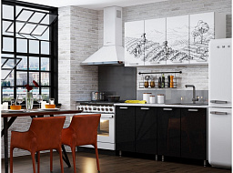 Кухня с фотопечатью "Плантация" 1,6м в Великом Новгороде - картинка