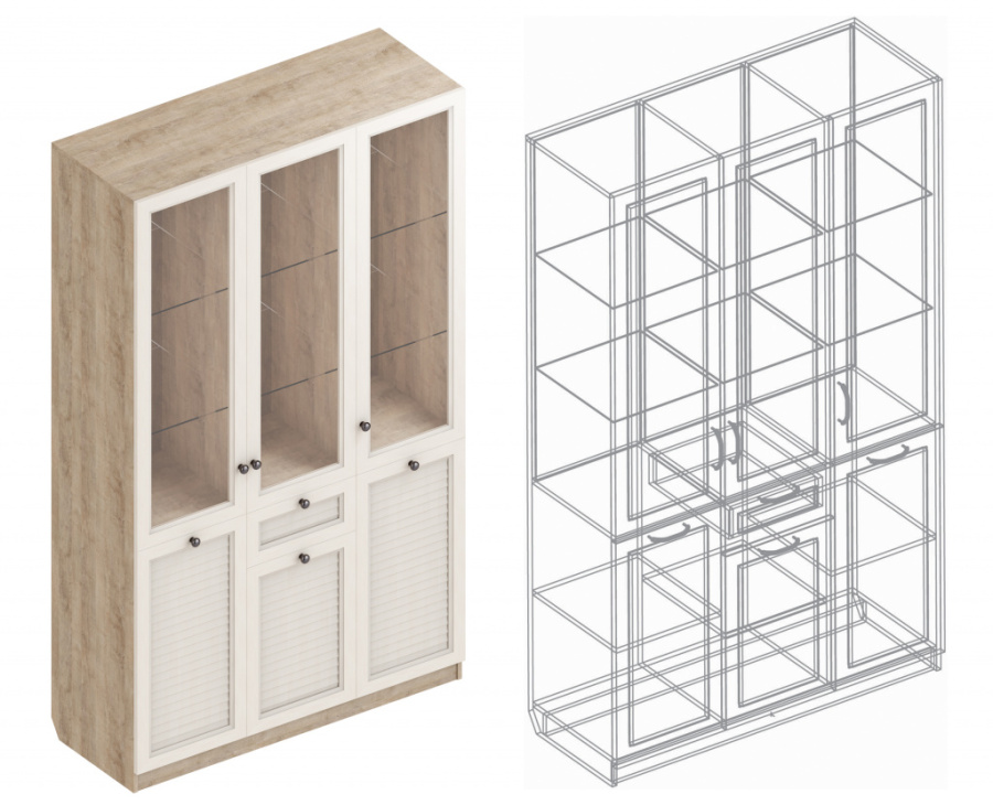 Сервант «Филадельфия» ГФ-03 в Великом Новгороде - картинка