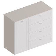 Комод 1-ств с 4 ящиками МС "Лорэн" в Великом Новгороде - картинка