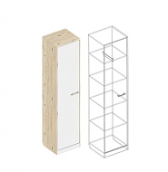 Пенал «Милана» 1-ств с полками и вешалкой в Великом Новгороде - фото Пенал «Милана» 1-ств с полками и вешалкой в Великом Новгороде - картинка