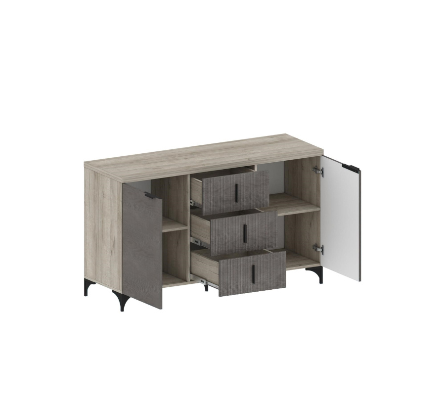 Комод 2х-дверный с 3-мя ящиками ШЕР в Великом Новгороде - фото Комод 2х-дверный с 3-мя ящиками ШЕР в Великом Новгороде - картинка