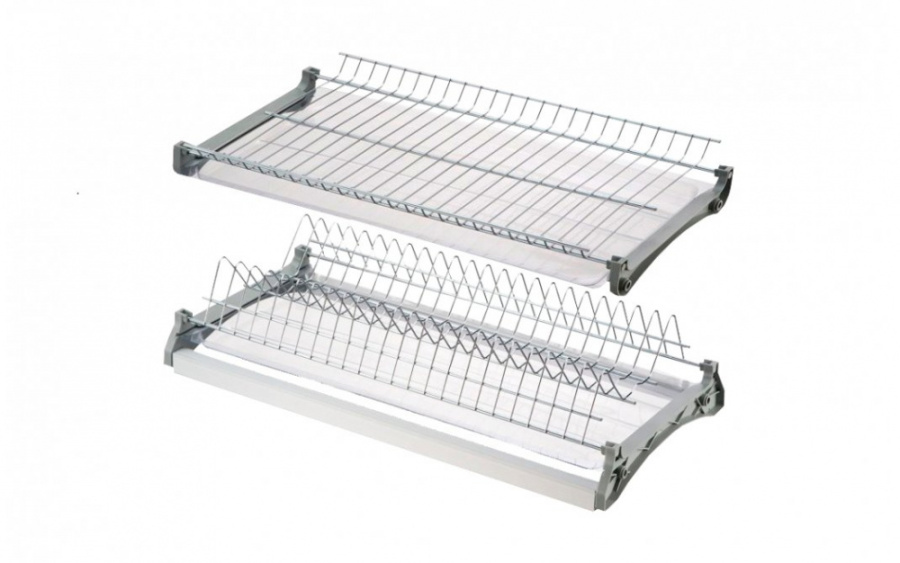 Посудосушитель (хром с 2-мя поддонами) 600 мм в Великом Новгороде - фото Посудосушитель (хром с 2-мя поддонами) 600 мм в Великом Новгороде - картинка