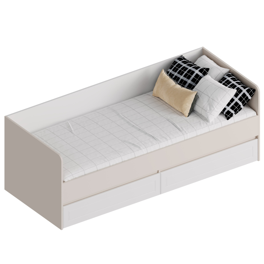 Кровать с 2 ящиками МС "Лорэн" в Великом Новгороде - фото Кровать с 2 ящиками МС "Лорэн" в Великом Новгороде - картинка