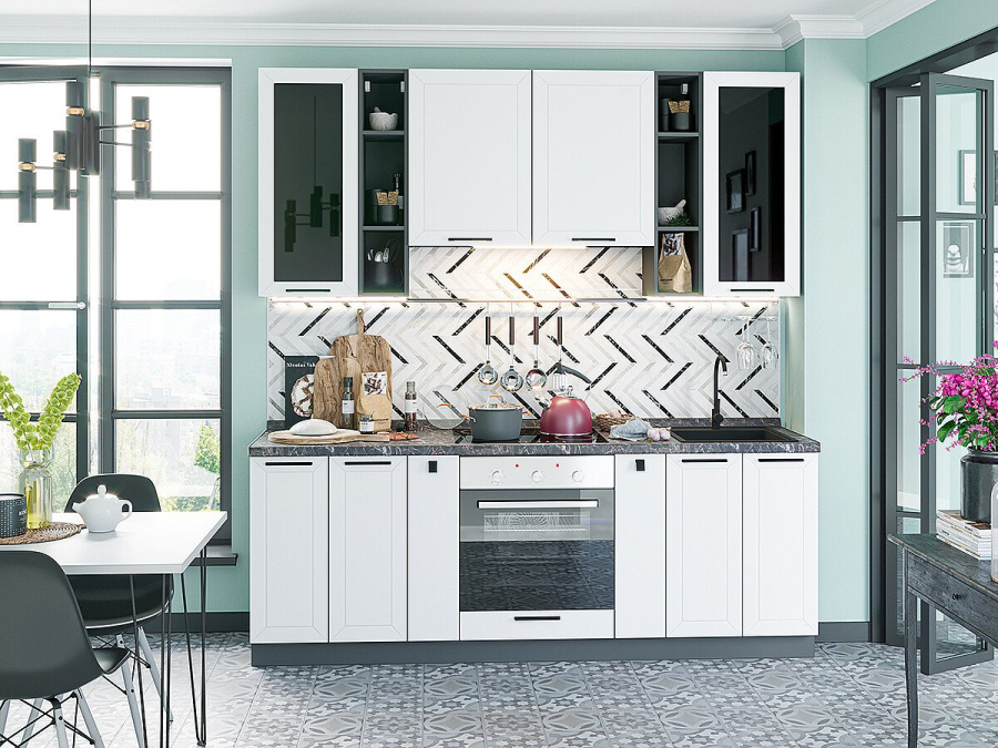 Кухня Глетчер-01 в Великом Новгороде - фото Кухня Глетчер-01 в Великом Новгороде - картинка