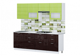 Кухня "Виола Нео" 2,4 м (тигра широкая) в Великом Новгороде - картинка