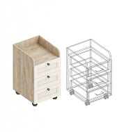 Тумба выкатная «Филадельфия» ДФ-17 в Великом Новгороде - картинка