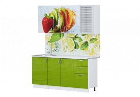 Кухня "КОНТЕМП ПРИНТ Фреш" 1.7 м в Великом Новгороде - картинка