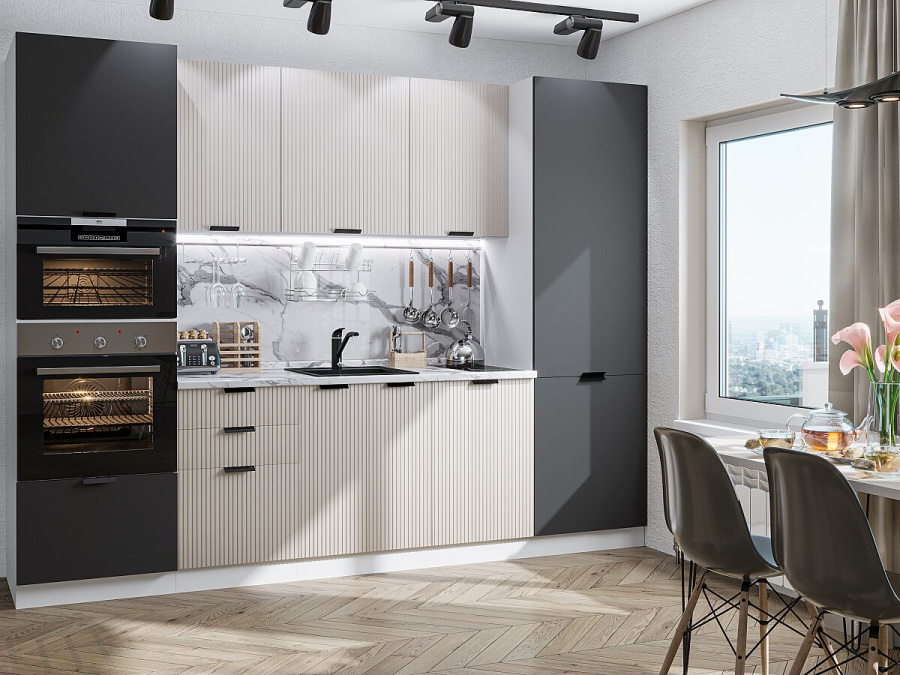 Кухня Евро Лайн-01 в Великом Новгороде - картинка