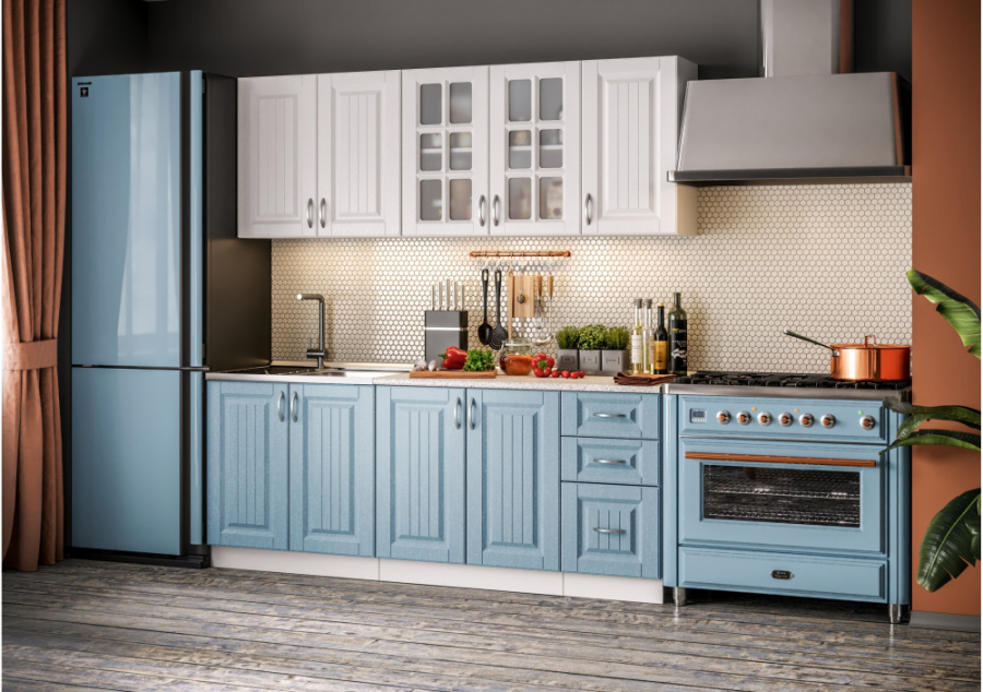 Кухня "Классика Виола Нео" 2,0м (Кантри) в Великом Новгороде - картинка