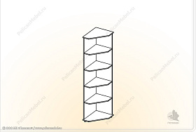 Стеллаж угловой "Классика" УГ в Великом Новгороде - картинка