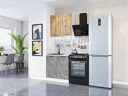 Кухня Флэт-03 в Великом Новгороде - картинка