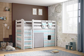 Кровать полувысокая "Соня" с прямой лестницей в Великом Новгороде - картинка