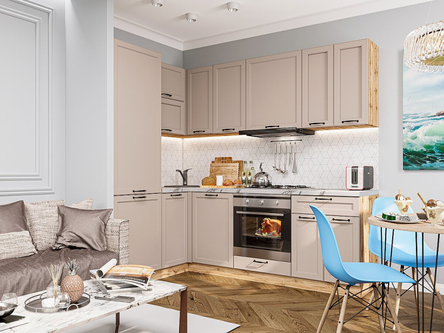 Кухня Барселона-04 в Великом Новгороде - фото Кухня Барселона-04 в Великом Новгороде - картинка