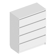 Комод «Бьянко» с 4 ящиками в Великом Новгороде - фото Комод «Бьянко» с 4 ящиками в Великом Новгороде - картинка