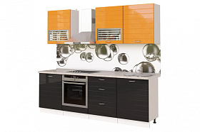 Кухня "Виола Нео" 2,4м (тигра узкая) в Великом Новгороде - картинка