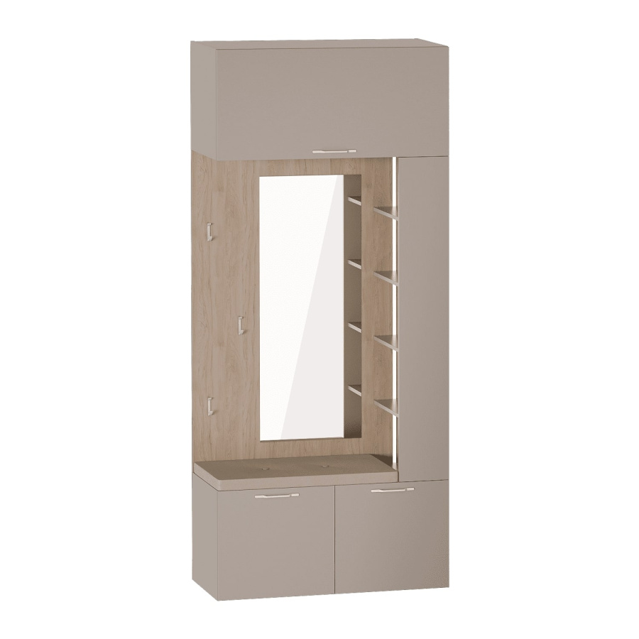 Вешалка с зеркалом "Джерси" прихожая в Великом Новгороде - фото Вешалка с зеркалом "Джерси" прихожая в Великом Новгороде - картинка