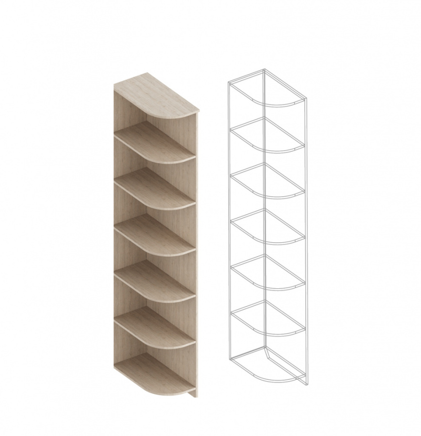 Стеллаж угловой «Милана» в Великом Новгороде - картинка