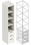 Пенал «Александрия» ДА-06 с 3 ящиками в Великом Новгороде - картинка